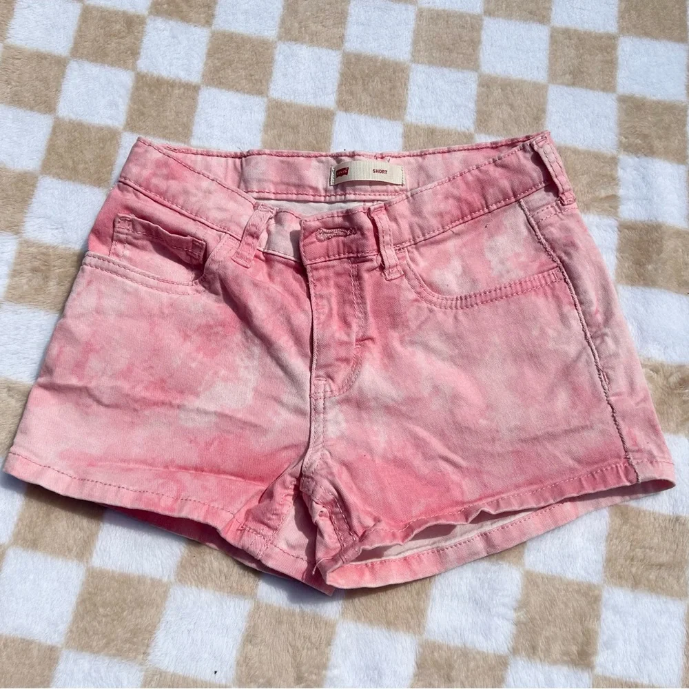 3 pairs, bundle of girls Levi's and cat & jack Denim Shorts - Picture 9 of 11